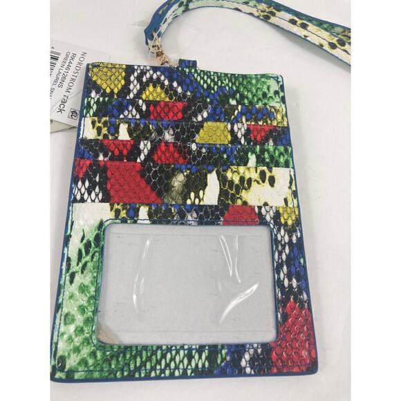 NWT 14th & union Lanyard Bag Snakeskin - Picture 1 of 2